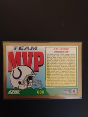 1991 Score – Team MVP Jeff George #630