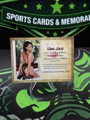 Uma Jolie Kiss Card Signed Autograph Auto 2022 Collectors Expo Adult XXX