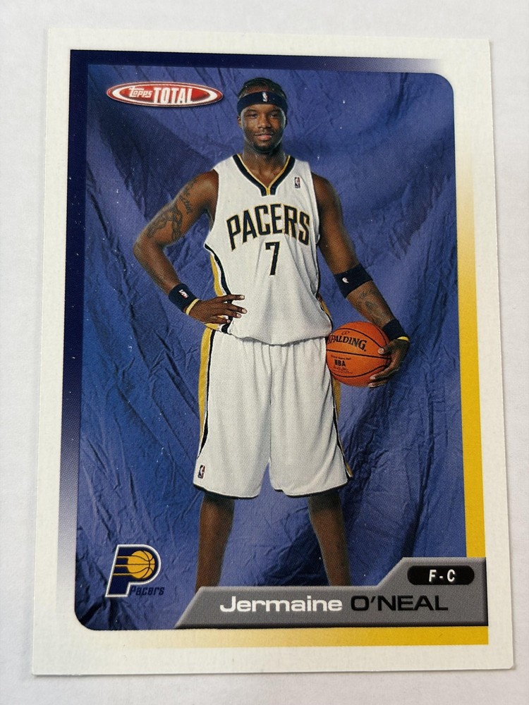 2006 Topps Total Jermaine O&rsquo;Neal Card #312 Indiana Pacers NBA Basketball EX
