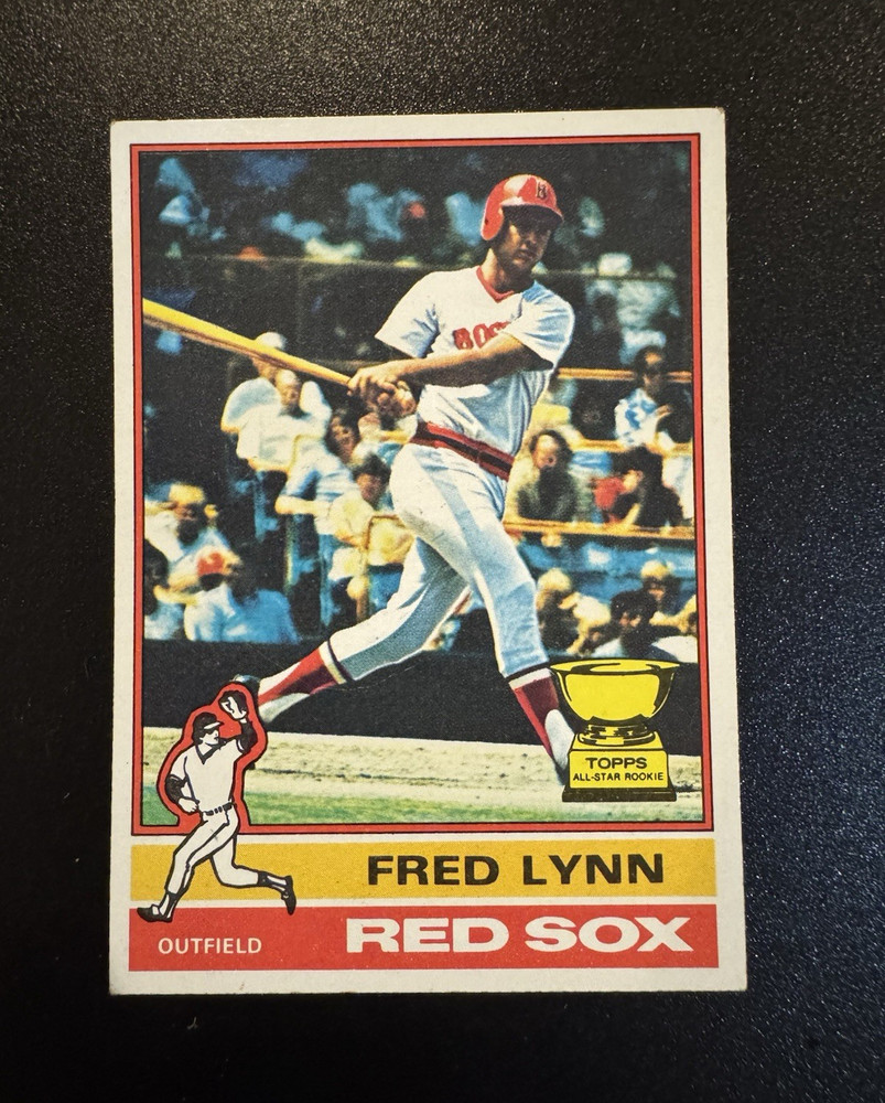 Topps 1976 Topps Fred Lynn Boston Red Sox #50 All-Star Rookie Card