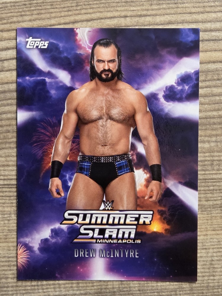 2026 WWE Topps Summerslam DREW MCINTYRE #SS-5 Minneapolis Exclusive