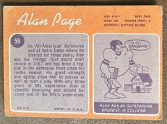 1970 Topps Set-Break # 59 Alan Page RC VG-VGEX (wrinkle pics)