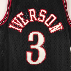 Allen Iverson #3 97-98 season retro black jersey (new)