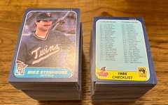 1986 Fleer Baseball Cards 401-660 (EX-NM) – You Pick – Complete Your Set