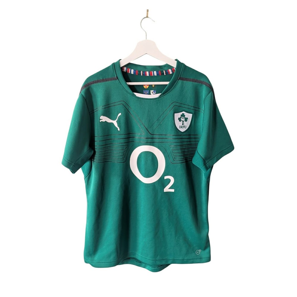 Puma Ireland Rugby IRFU 2013/2014 Home Shirt Jersey Size Large