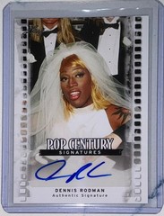 2011 Leaf Pop Century Dennis Rodman Auto Autograph Wedding Dress Card BA-DR2