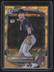 2025 Bowman Draft Sapphire Edition #BDC-36 Tommy Troy Gold Sapphire #/50