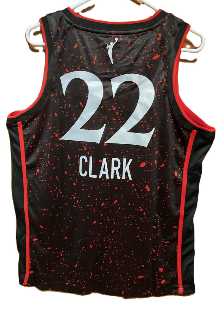 Caitlin Clark #22 Indiana Fever Stranger Things Hot Pressed Red Jersey