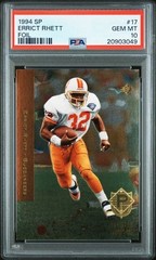1994 SP Premier Prospects #17 Errict Rhett ROOKIE Card PSA 10 RARE Pop 44 Bucs