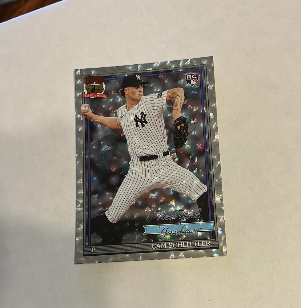 2026 Topps #T91-86 Cam Schlittler 1991 Topps Baseball Crackle Foil