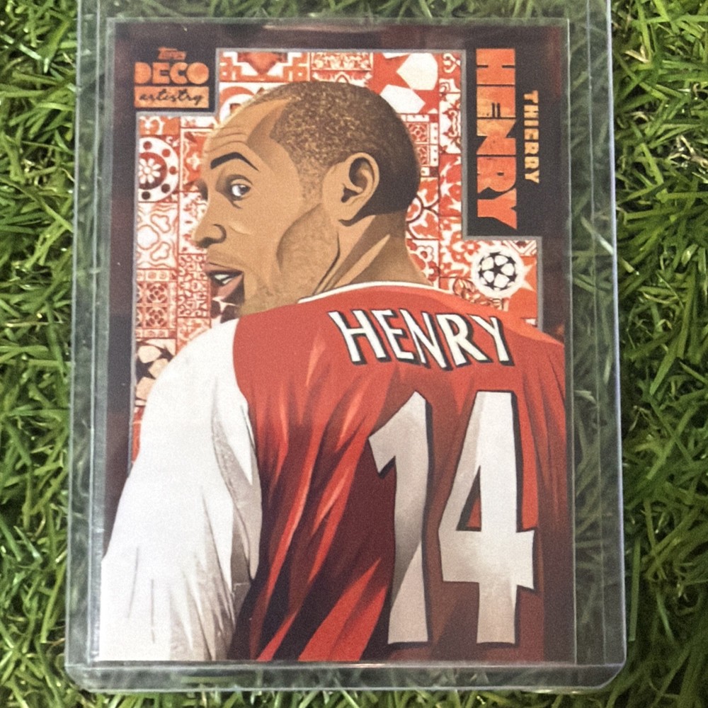 Thierry Henry 2024 Topps Deco UEFA Soccer Artistry Arsenal