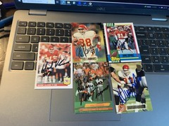 Kansas City Chiefs 29 Card Autograph Lot 1980-present See Photos
