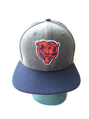 Chicago Bears New Era 9Fifty Snapback Hat! FLAT BRIM! ADJUSTABLE! DARK GRAY!