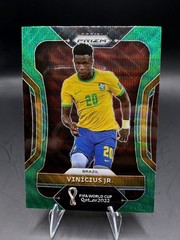 2022 Panini Prizm World Cup Qatar – Vinicius Junior #36 Green Wave Prizm