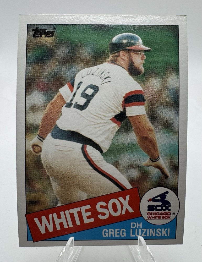1985 Topps Greg Luzinski #650 Chicago White Sox ⚾️