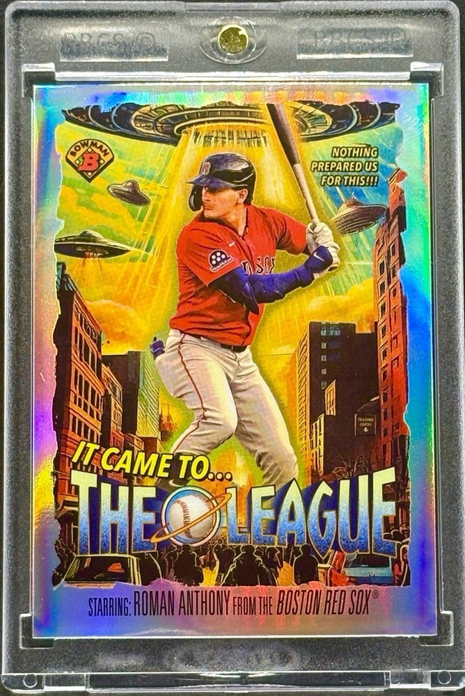 Roman Anthony RARE ROOKIE UFO REFRACTOR BOWMAN INVESTMENT CARDMINT