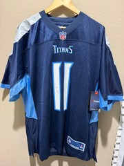 Tennessee Titans AJ Brown #11 Jersey Mens Size L NWT Navy NFL Football