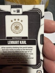 2026 Prizm FIFA World Cup Lennart Karl RBG Mojo CASE HIT SSP Red Green Blue