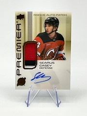 2024-25 Premier Hockey #AR-CA Seamus Casey /249 Premier Bronze Auto Patch Rookie