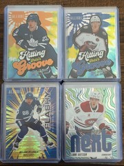 2025-26 Allure Hockey HITTING THIER GROOVE/HUES NEXT/FLASHY FORWARDS Inserts