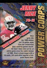 1996 Pacific #PC-14 Jerry Rice Power Corps