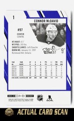 2023-24 O-Pee-Chee #1 Connor McDavid Pee-Chee – Blue Border