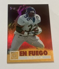 2026 PANINI DECADES MULTI-SPORT 90&rsquo;s JAMAL ANDERSON EN FUEGO INSERT HOLO SP🔥🔥