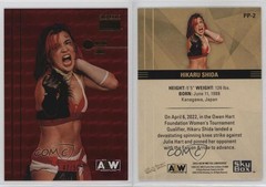 2022 Skybox Metal Universe AEW All Elite Wrestling 47/50 Hikaru Shida #PP-2 1hz1