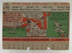 1956 Topps – Bill Virdon #170 Gray Back