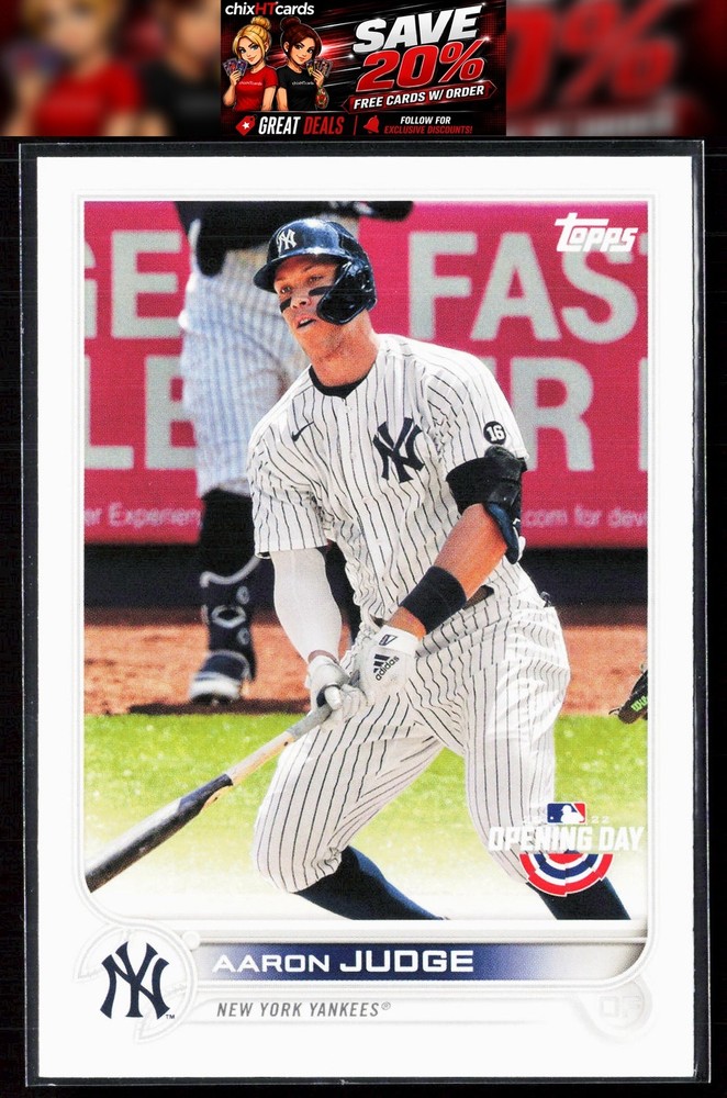 Aaron Judge 2022 Topps Opening Day #99 New York Yankees
