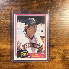 Alan Trammell 1981 Topps baseball card #709