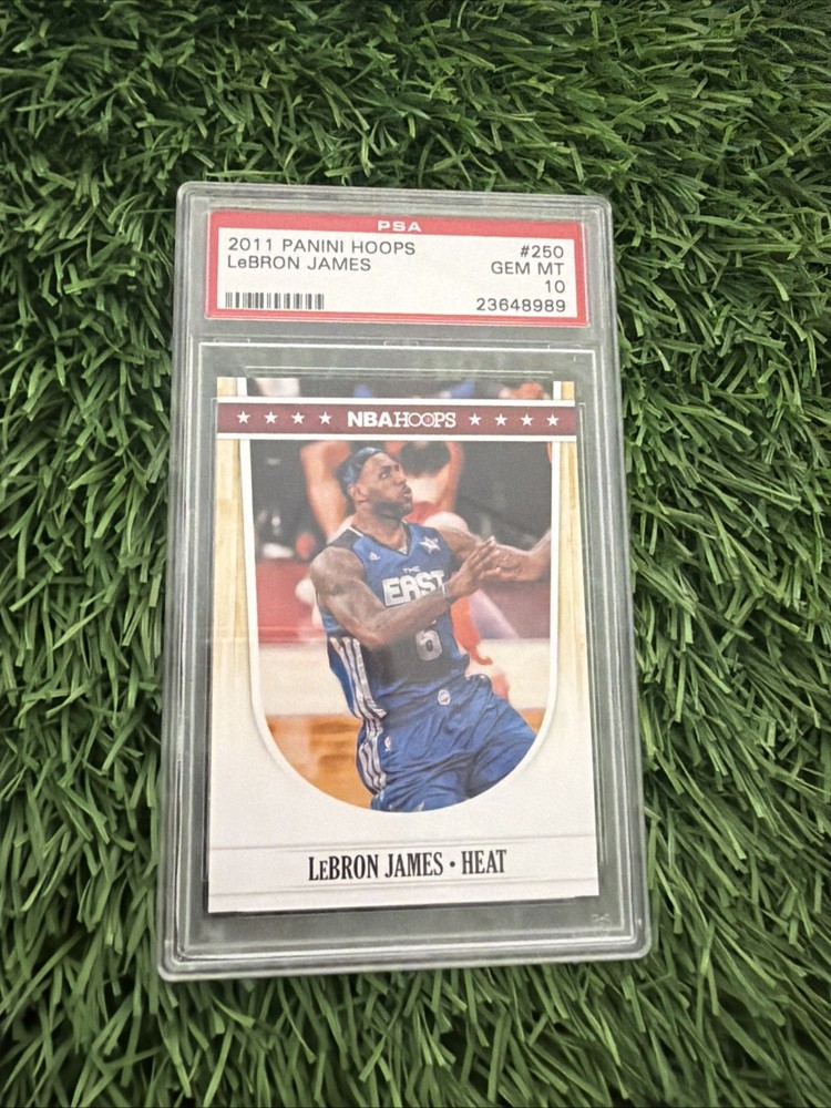 2011 12 Panini NBA Hoops LeBron James All Star Heat Lakers #250 PSA 10