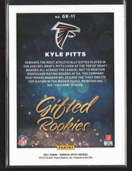 Kyle Pitts 2021 Donruss Optic #GR-11 Gifted Rookies Atlanta Falcons