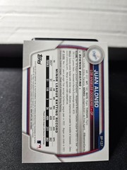 2023 Bowman – Juan Alonso #BP-137 1st Bowman RC