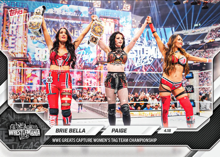 Brie Bella/Paige – 2026 WWE Topps NOW® – Card 39