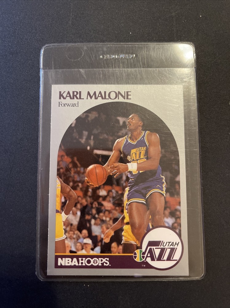 Vintage New Rare 1990 MVP NBA Hoops Karl Malone Card #292 Mint Condition