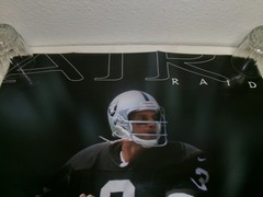 Original Oakland Raiders Jeff George Costacos 1997 Poster-AIR RAIDER-23×35-MINT!