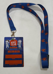 (6) NY Mets Mr Mrs Met Kids Club Headband Lanyard Drawstring Bag Flag Lot SGA