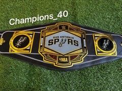 San Antonio Spurs NBA Championship Title Legacy Belt Adult Size 2mm Brass