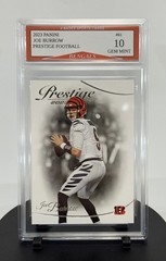 2023 Panini Prestige Joe Burrow Cincinnati Bengals Card #61 Gem Mint 10