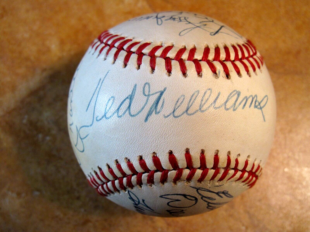 500 HR CLUB MANTLE WILLIAMS MAYS AARON (11) SIGNED AUTOGRAPHED MLB BALL PSA/LOA