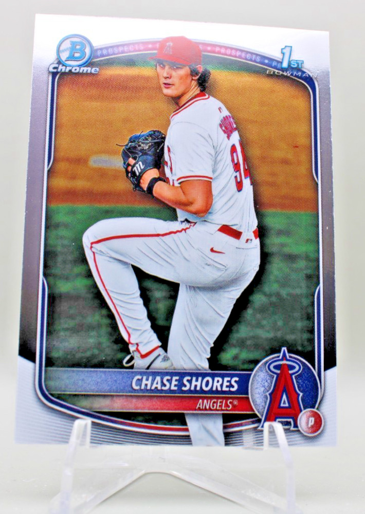 2025 Bowman Draft Chrome – Chase Shores #BDC-142 Angels