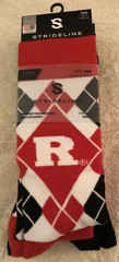 Rutgers Strideline Socks Medium/Large 3 Pair Mens 8-12 Womens 9.5-13.5 NEW NWT