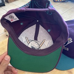 Vtg American Needle Anaheim Mighty Ducks SnapBack Hat Blockhead Specialties Lot