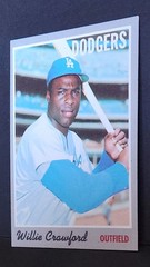 1970 Topps #34 Willie Crawford Los Angeles Dodgers EX-EXMINT+