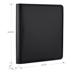 Toploader Storage Binder 9 Pocket Ringless Side Loading Fits 288 Standard 3 ×4