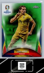 2024 Topps Chrome UEFA EURO #112 Ianis Hagi Neon Green Refractor #/150