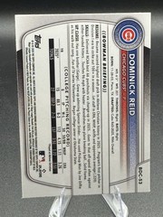 2025 Bowman Draft – Chrome Dominick Reid #BDC-53 Green Grass Refractor /99 (RC)