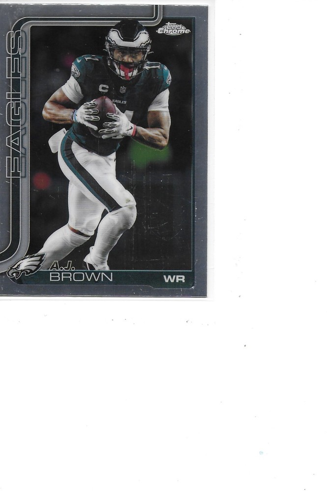 2025 Topps Chrome A.J. Brown Philadelphia Eagles Football Card #243