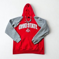 Top of the World Ohio State Buckeyes Hoodie Medium Red Gray Pullover NCAA